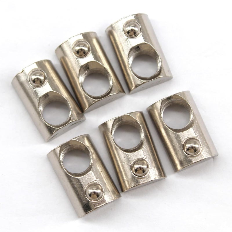 SeeRaphee (30 Pieces)4040 Series M8 Ball Spring T Slot Nuts Carbon Steel Roll In Spring T Sliding Nut for European Standard Aluminum Extrusion Profile - Image 4